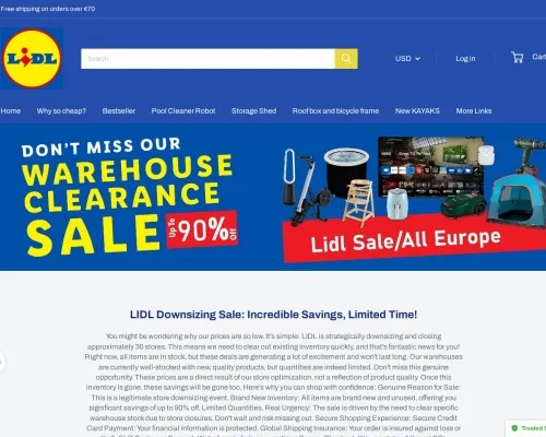 Screenshot of Non-Delivery Scam website 20603