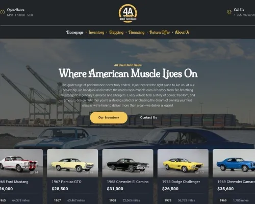 Screenshot of Automobile Scam website 19740