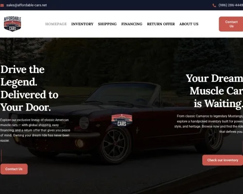 Screenshot of Automobile Scam website 19765