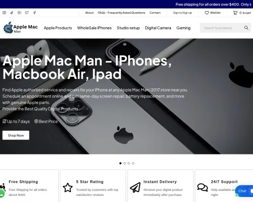 Screenshot of Non-Delivery Scam website 20664