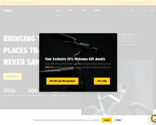 Screenshot of Non-Delivery Scam website 20030