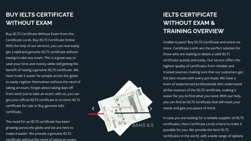 Document Scam certificatelord.com