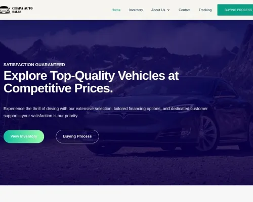 Screenshot of Automobile Scam website 19798