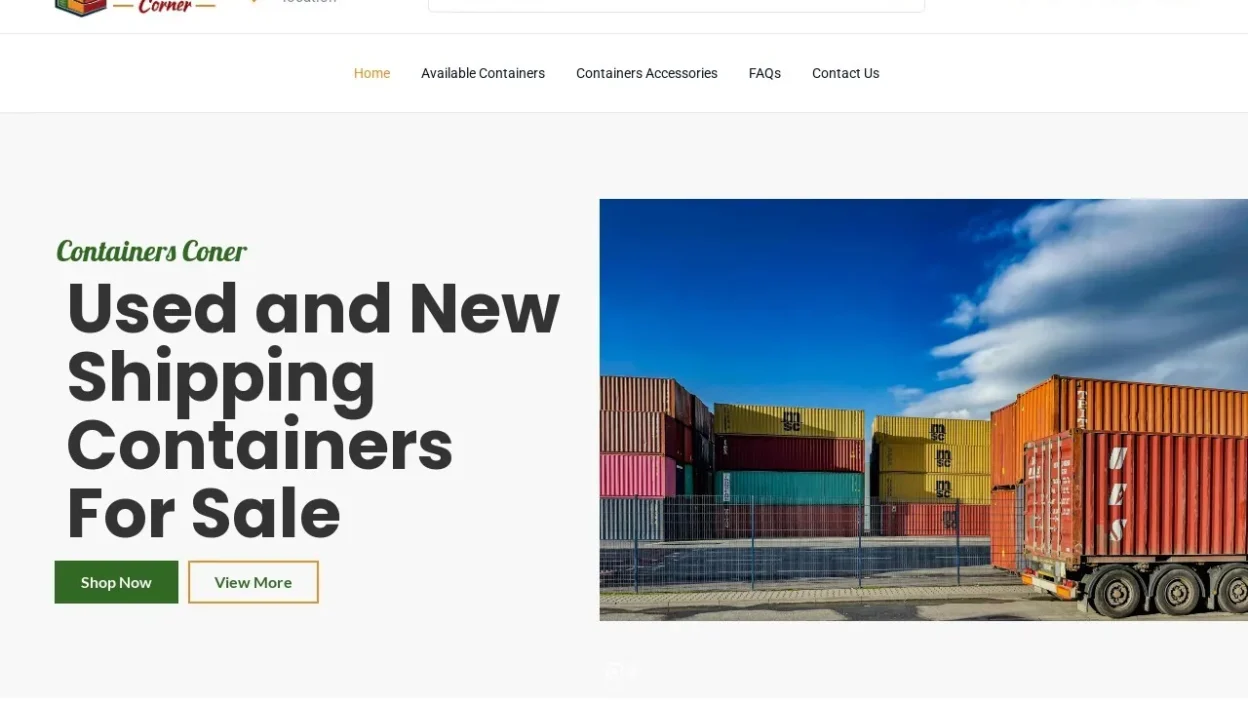 Shipping Container containerscorner.com