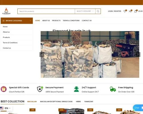 Screenshot of Non-Delivery Scam website 20102