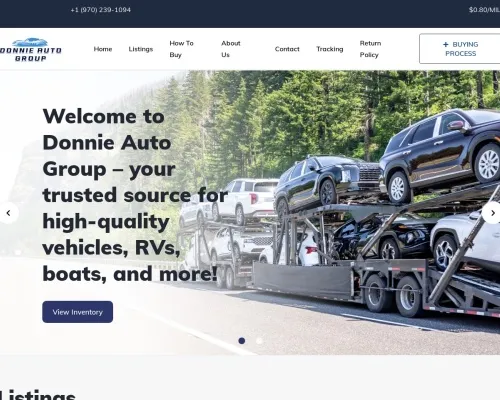 Screenshot of Automobile Scam website 19783