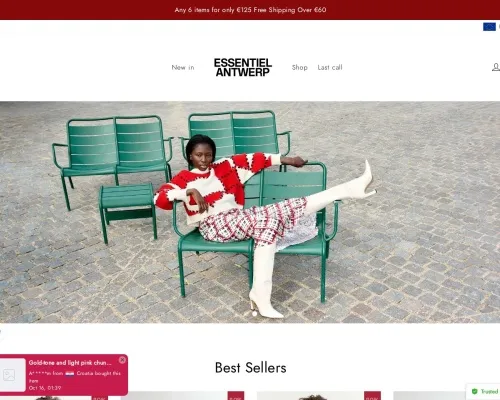 Screenshot of Fashion Scam website 20506