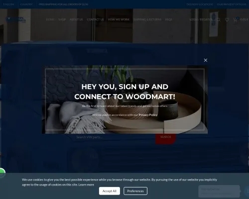 Screenshot of Non-Delivery Scam website 20054