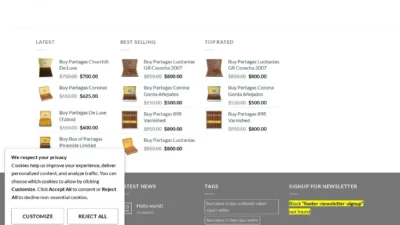 Non-Delivery Scam glogalcigershop.com