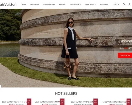 Screenshot of Fashion Scam website 20221