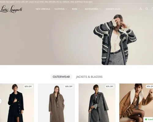 Screenshot of Fashion Scam website 20497