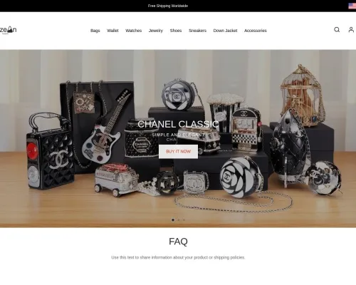 Screenshot of Non-Delivery Scam website 20230