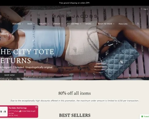 Screenshot of Fashion Scam website 20947