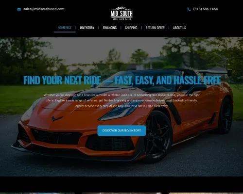 Screenshot of Automobile Scam website 19771