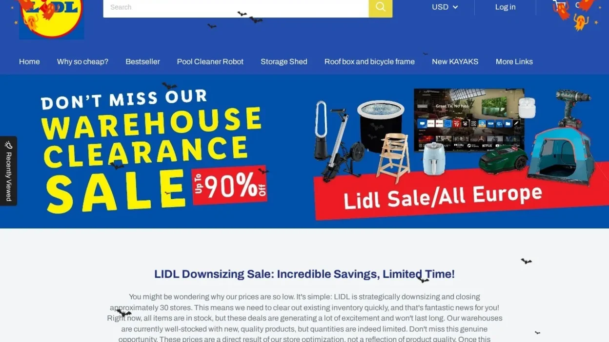 Non-Delivery Scam saleinventoryclearance.com