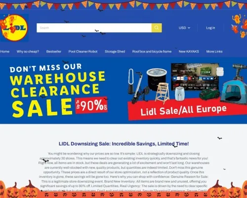 Screenshot of Non-Delivery Scam website 21165