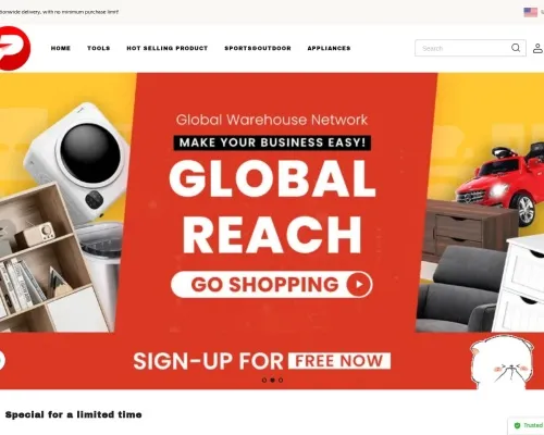 Screenshot of Non-Delivery Scam website 20272