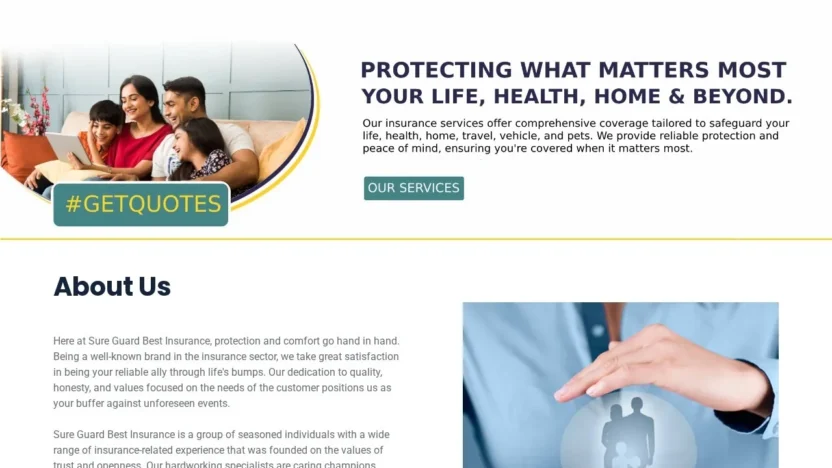 Non-Delivery Scam sureguardbestinsurance.com