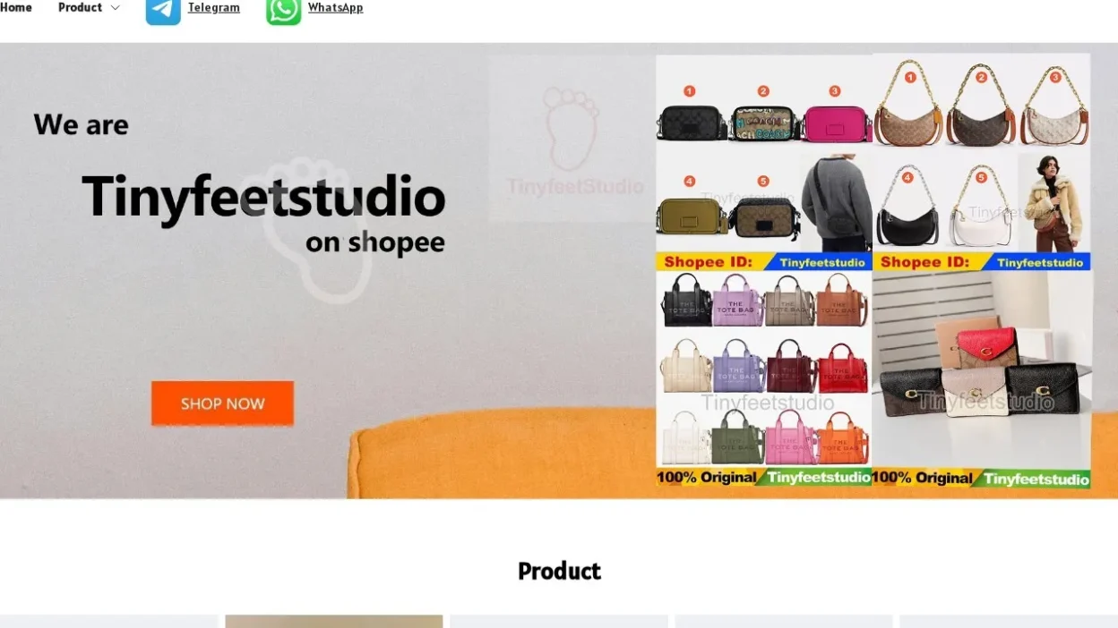 Fashion Scam tinyfeetbag.com