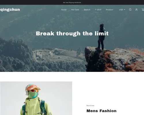 Screenshot of Fashion Scam website 21013