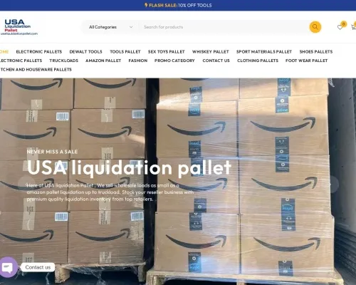 Screenshot of Liquidation Scam website 20974