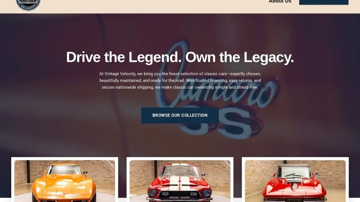 Automobile Scam vintage-velocity.com