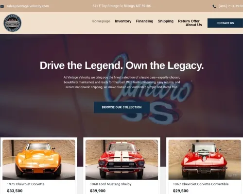 Screenshot of Automobile Scam website 19759