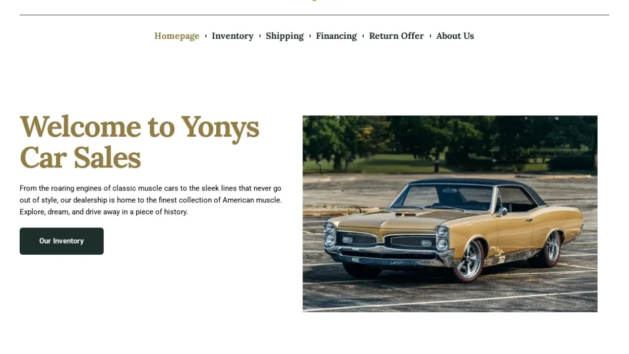 Automobile Scam yonyscarsales.com