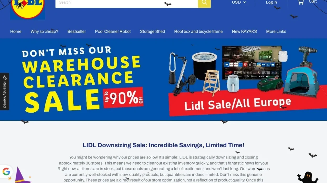 Non-Delivery Scam 2025halloweensale.shop