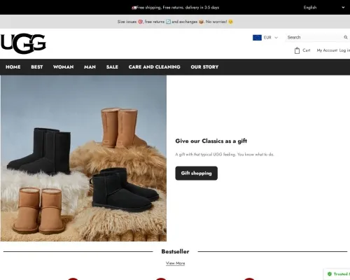 Screenshot of Non-Delivery Scam website 21620