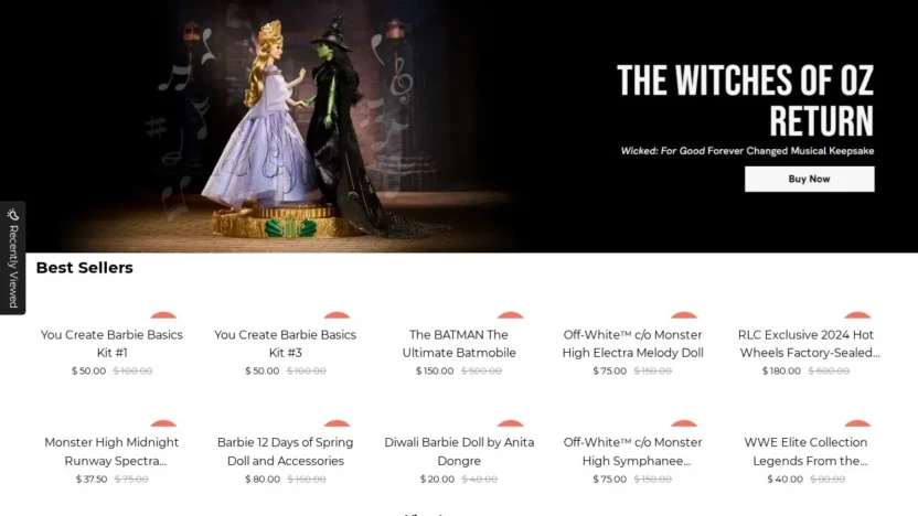 Non-Delivery Scam creationsmattel-sale-us.shop