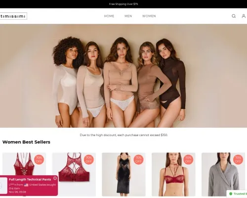 Screenshot of Fashion Scam website 21381