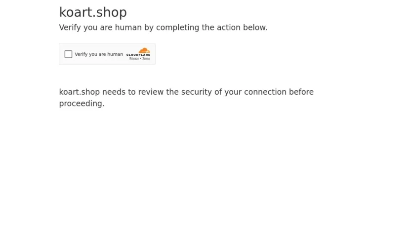 Non-Delivery Scam koart.shop