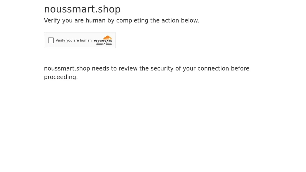 Non-Delivery Scam noussmart.shop