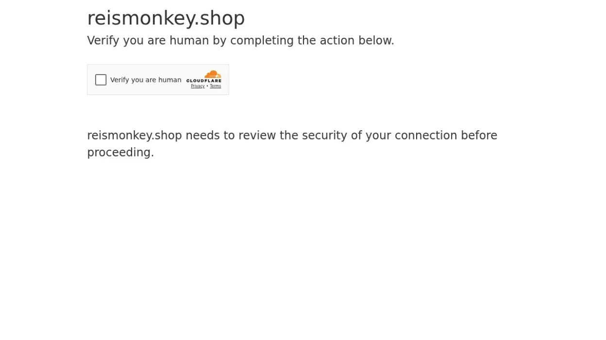 Non-Delivery Scam reismonkey.shop