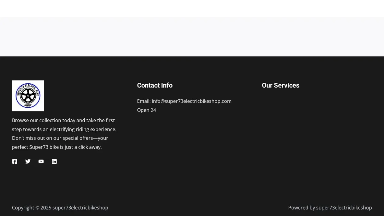 Non-Delivery Scam super73electricbikeshop.com