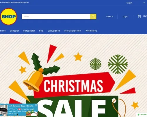 Screenshot of Non-Delivery Scam website 22939