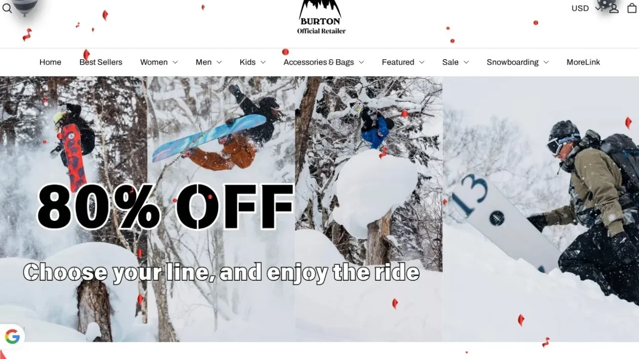 Non-Delivery Scam burtonofficial.com