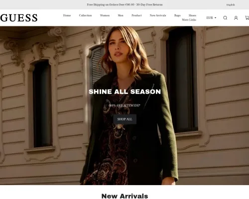 Screenshot of Fashion Scam website 21971