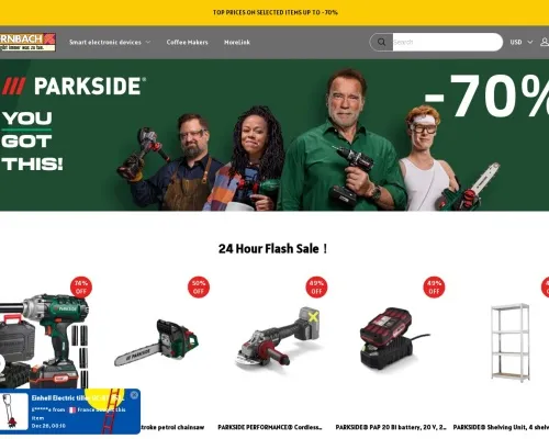 Screenshot of Non-Delivery Scam website 23044