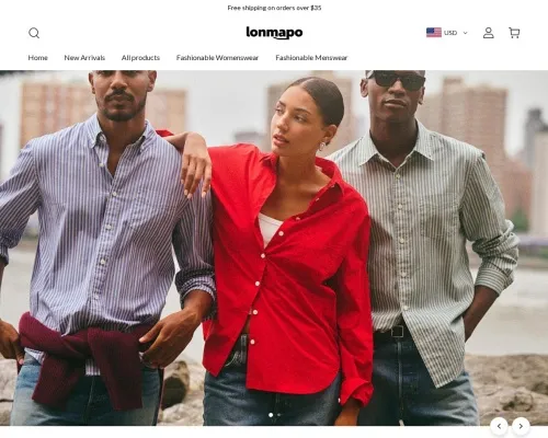 Screenshot of Fashion Scam website 22067