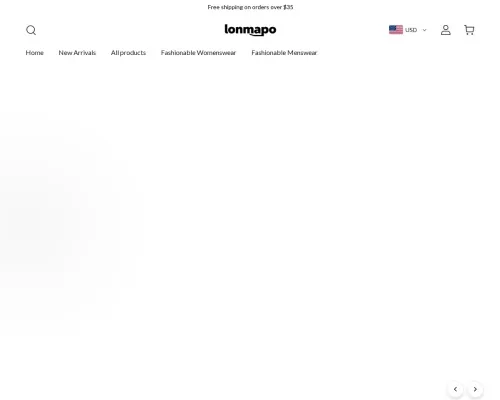 Screenshot of Fashion Scam website 22055