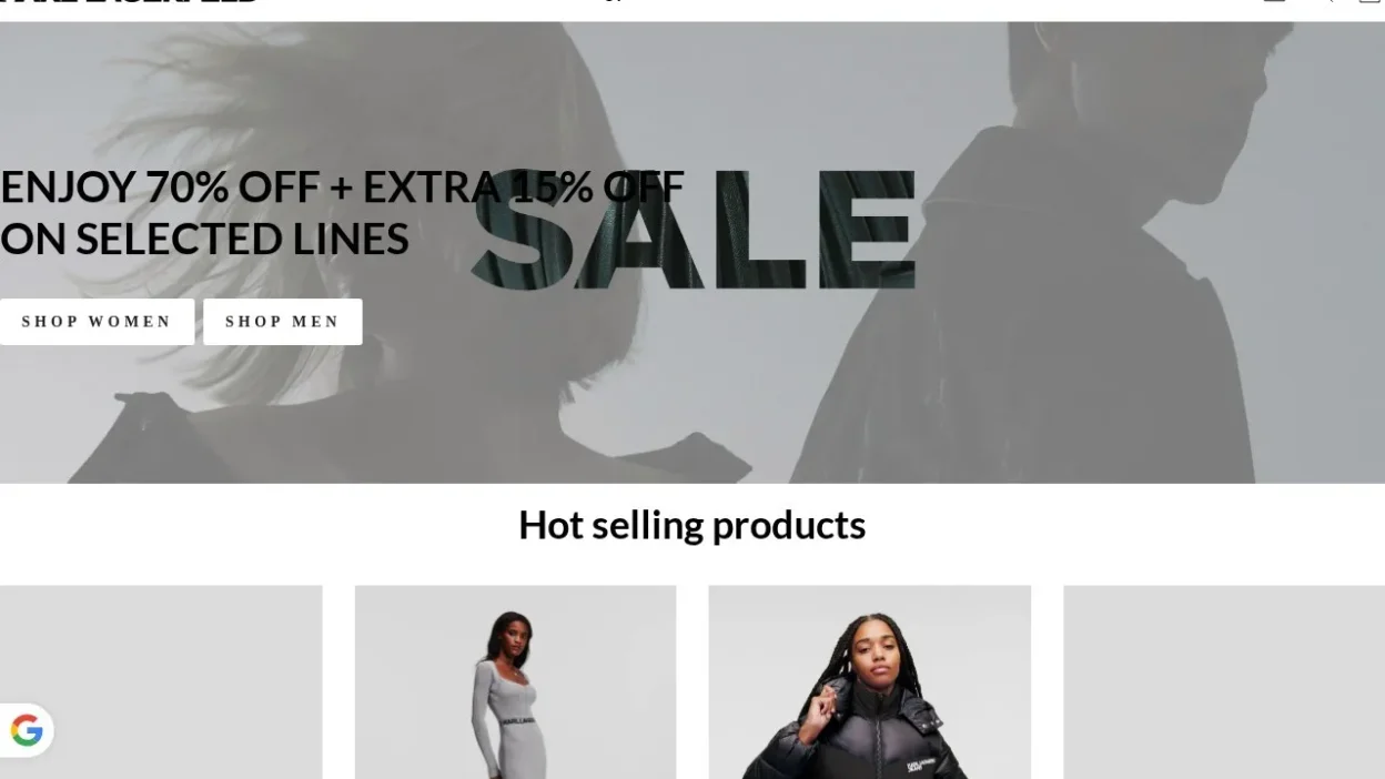 Fashion Scam karl-sale.store