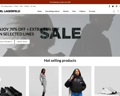 Screenshot of Fashion Scam website 22909