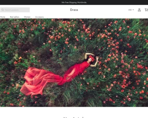 Screenshot of Fashion Scam website 22888