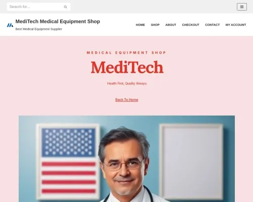 Screenshot of Medical Scam website 23137