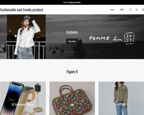 Screenshot of Fashion Scam website 22085