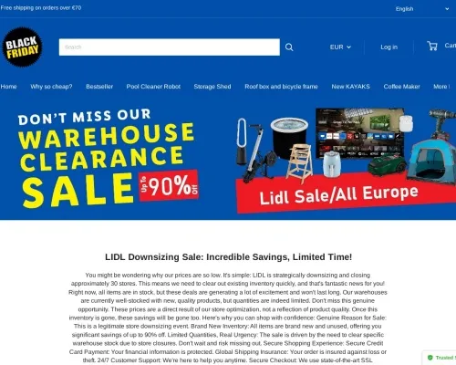 Screenshot of Non-Delivery Scam website 22175