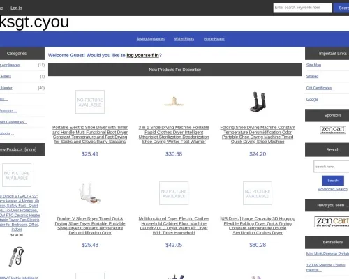 Screenshot of Non-Delivery Scam website 22802