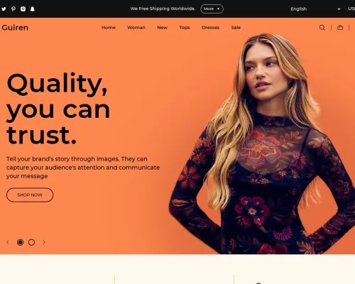 Screenshot of Fashion Scam website 23125